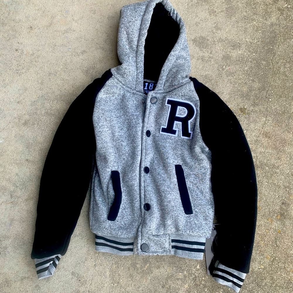 Toddler Letterman Style jacket warm size 4